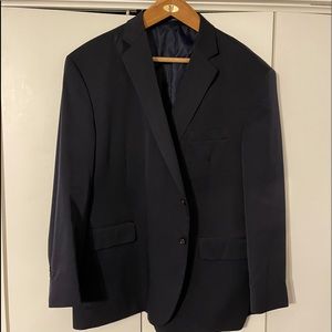 54R Stafford Travel Series Sport Coat Navy